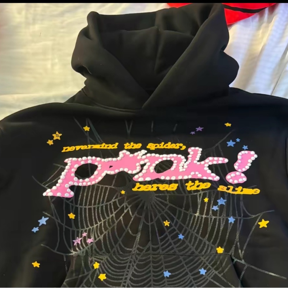 Pink Sp5der hoodie